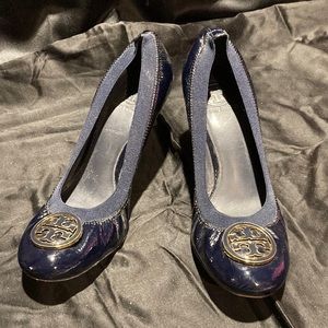 Cute Blue Tory Burch Heels